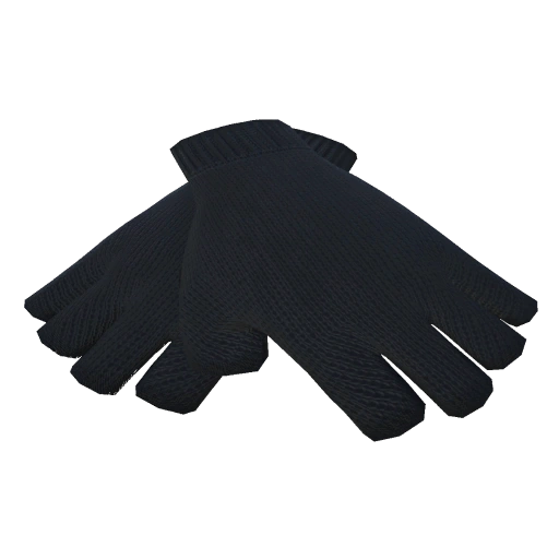 Black Cotton Gloves