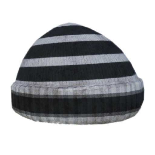 Black White Beanie Hat