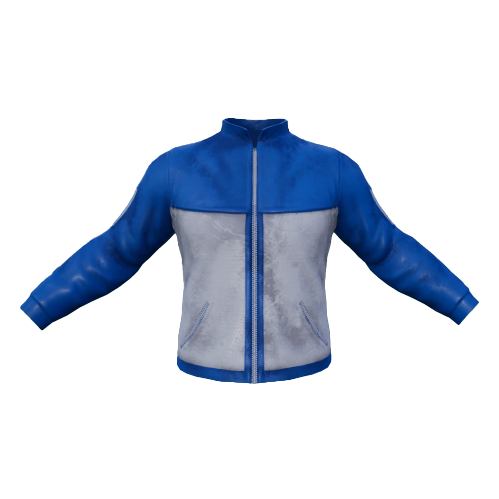 Blue White Jacket