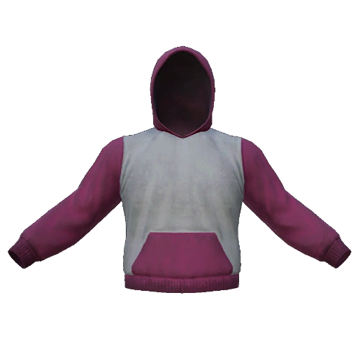 Pink White Hoodie