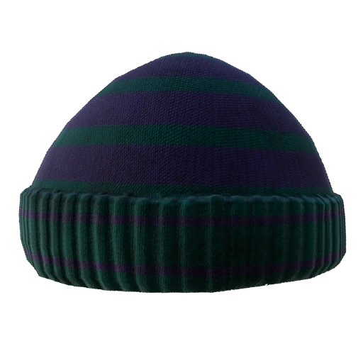 Purple Green Beanie Hat