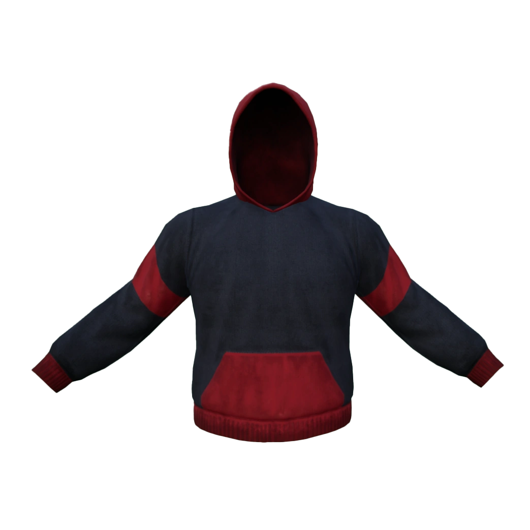 Red Black Hoodie